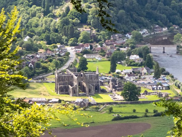 View of Tintern Abbey