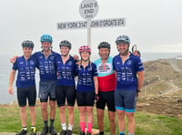 Cycling farmers raise over £30k for charity