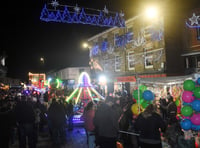 Family fun at Cinderford light switch-on