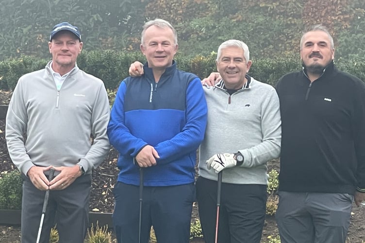 The Derek Parker Trophy was held on the first Sunday of Ashley James’ (centre left) captain’s year at Forest Hills