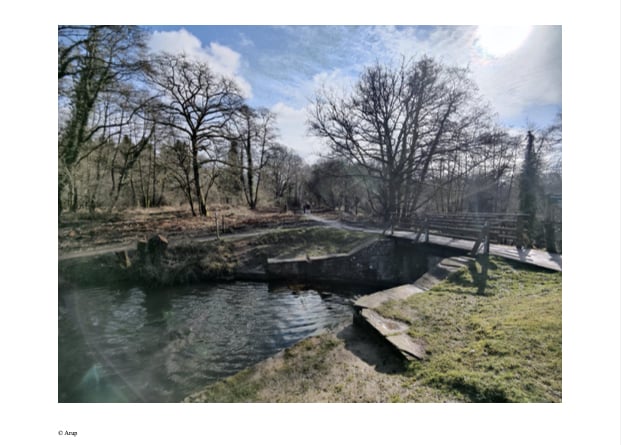 The front page of the assessment report on the condition of the dams at Cannop Ponds issued by Forestry England