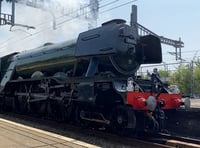 Flying Scotsman steams through Severn Tunnel