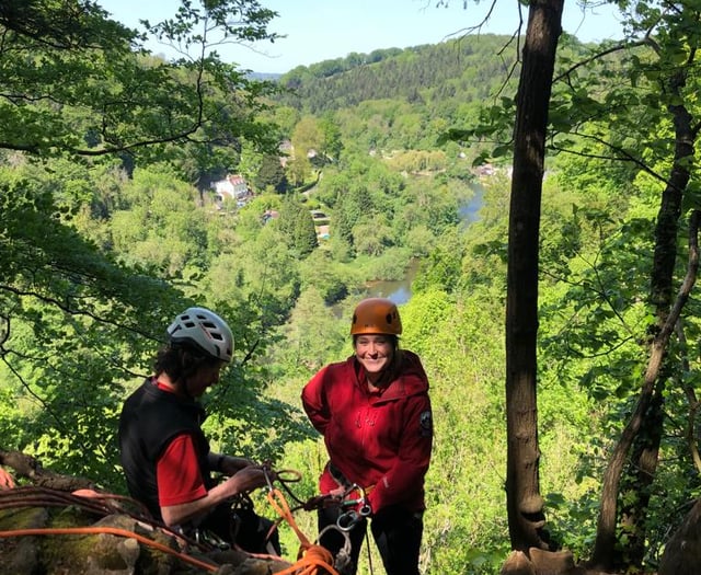 Locals take plunge off Symonds Yat cliff to support SARA