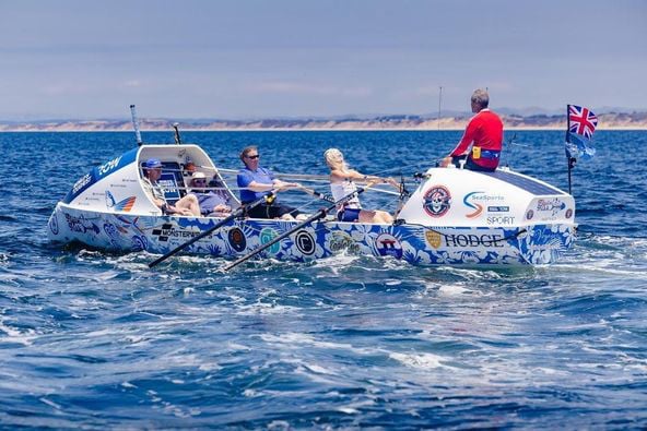 Verse and much worse for storm-hit Pacific rowers  from Monmouthshire!