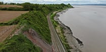 Railway disruption after another suspected landslip at Lydney