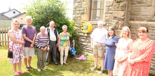 New defibrillator for village