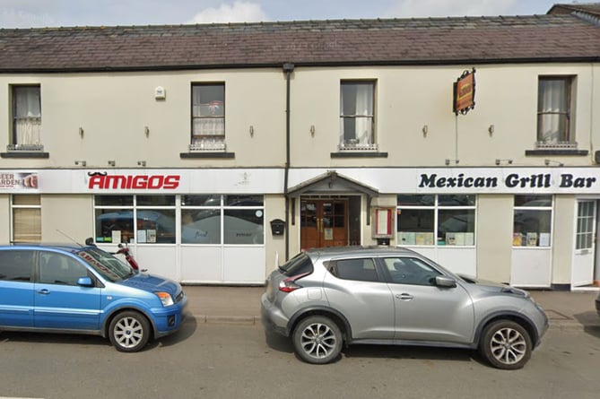 The incident occurred at Amigos Bar and Grill in the centre of Lydney in 2021