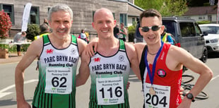 Evans above as Huw takes second again in Kymin Dash