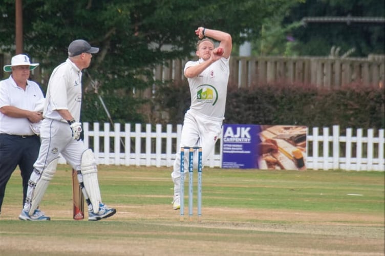 Alex Gooding was one of two Aston Ingham bowlers to take three wickets. Library picture.