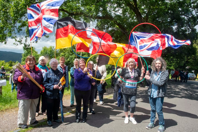 St Briavels WI's entry was based on the Olympics.