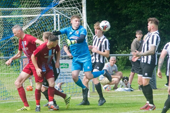 Action from the game. Photo: Steve Cassidy.