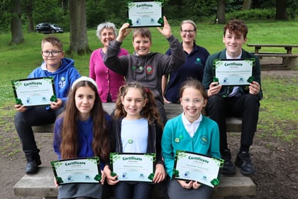 Forest of Dean students at Eco-Schools Green Flag celebration event
