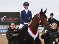 Horse rider Bryony scores British Dressage titles hat-trick 