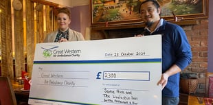 Funds raised for Great Western Air Ambulance