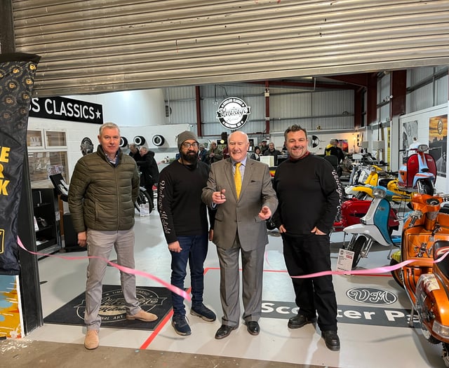 Grand opening of Vintage Metals Coleford premises