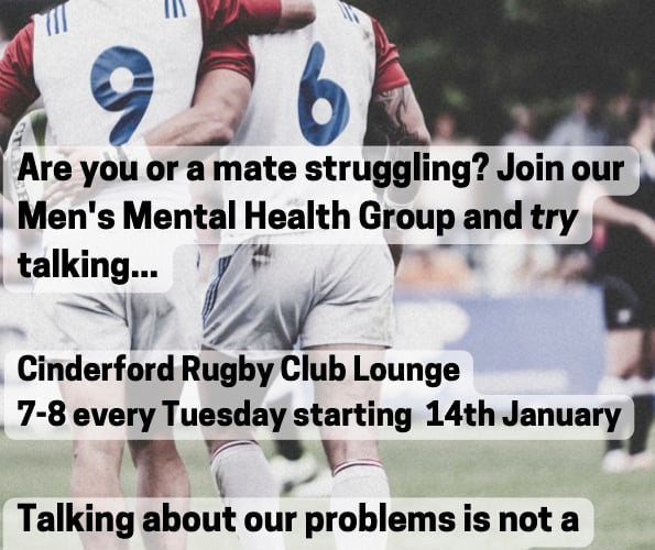 Men can talk about their mental health at Try Talking