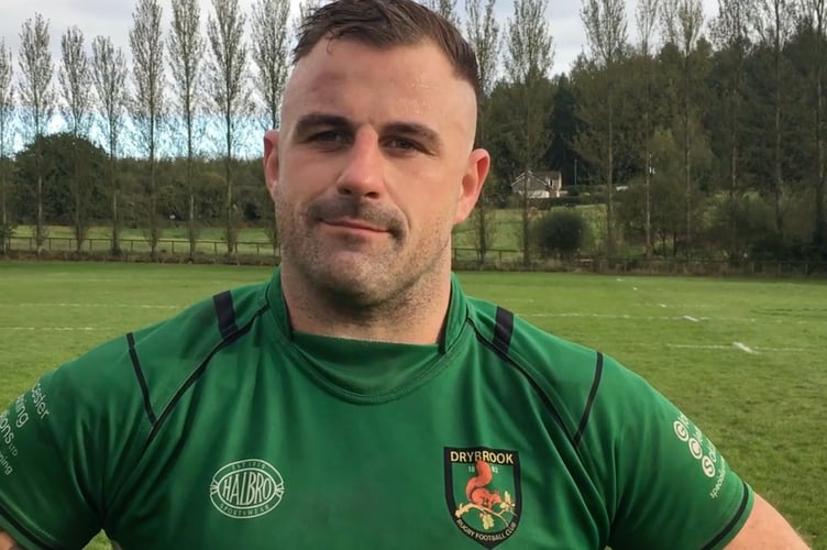 Drybrook captain Mitch Bourne was among the scorers at Trowbridge.