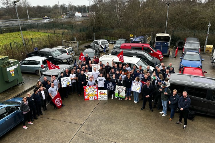 firefighters protest